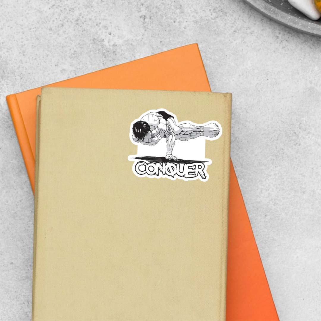 Baki Conquer Anime Stickers