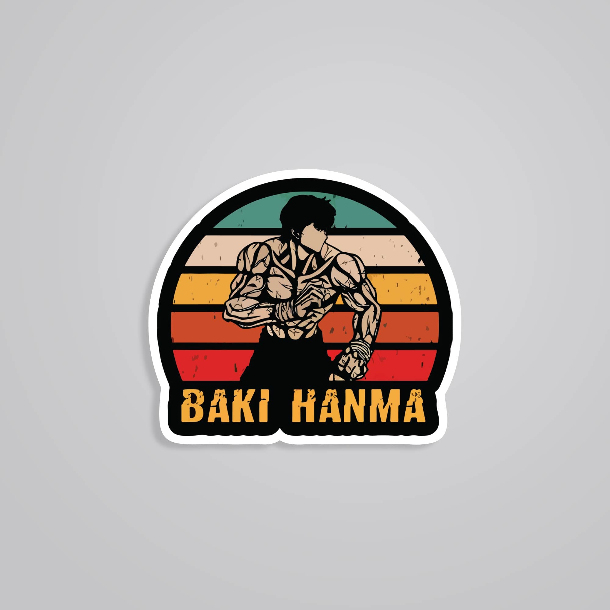 Fomo Store Stickers Anime Baki Hanma Unstoppable Beast