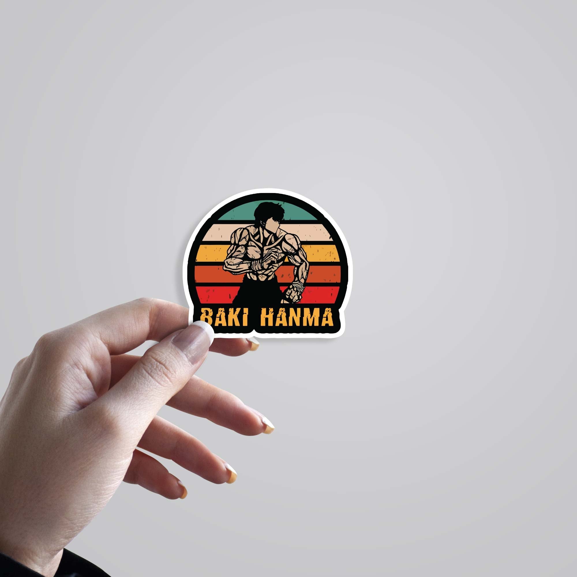 Baki Hanma Unstoppable Beast Anime Stickers