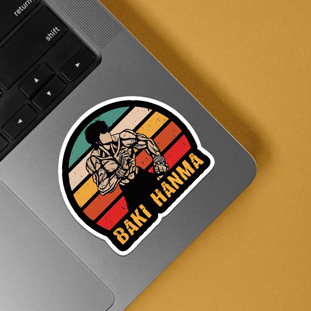 Baki Hanma Unstoppable Beast Anime Stickers