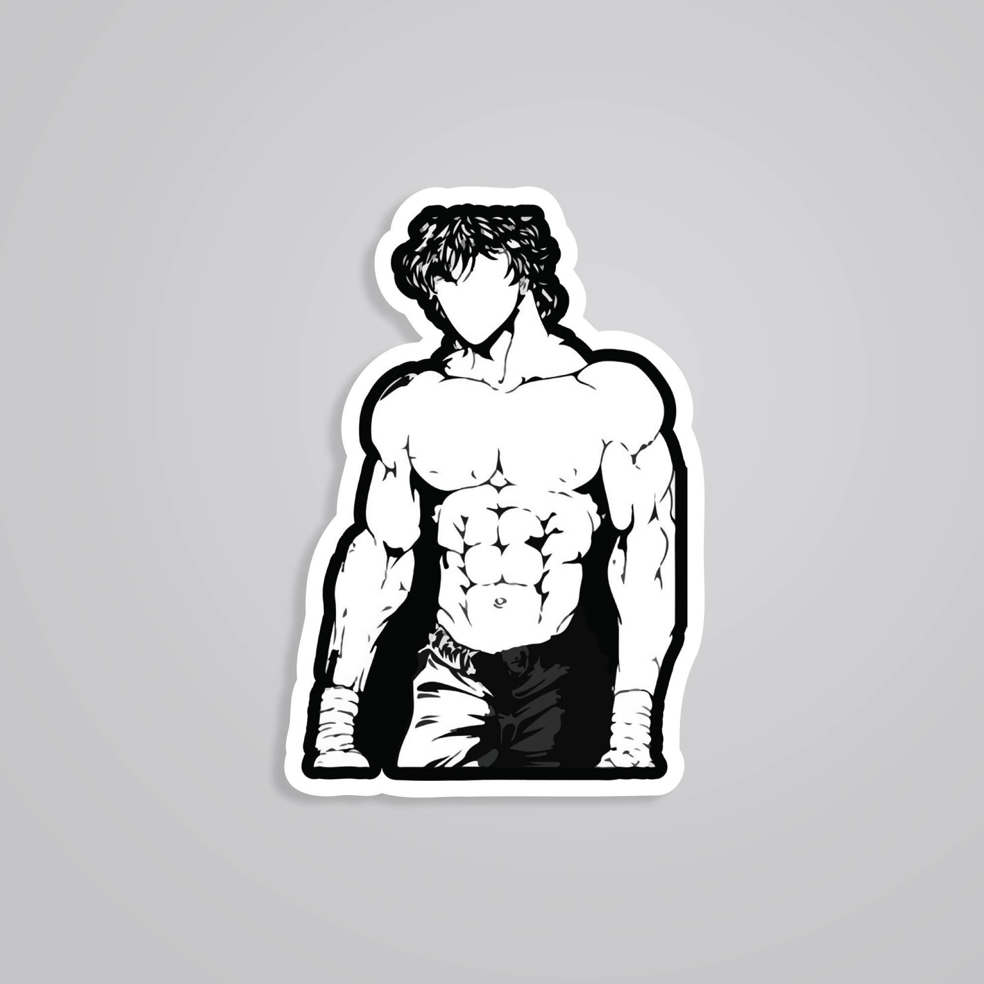 Fomo Store Stickers Anime Baki Master of Combat
