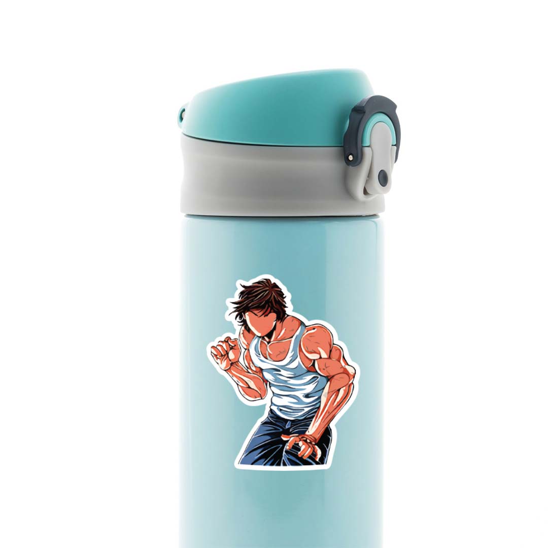 Baki Minimalist Anime Stickers