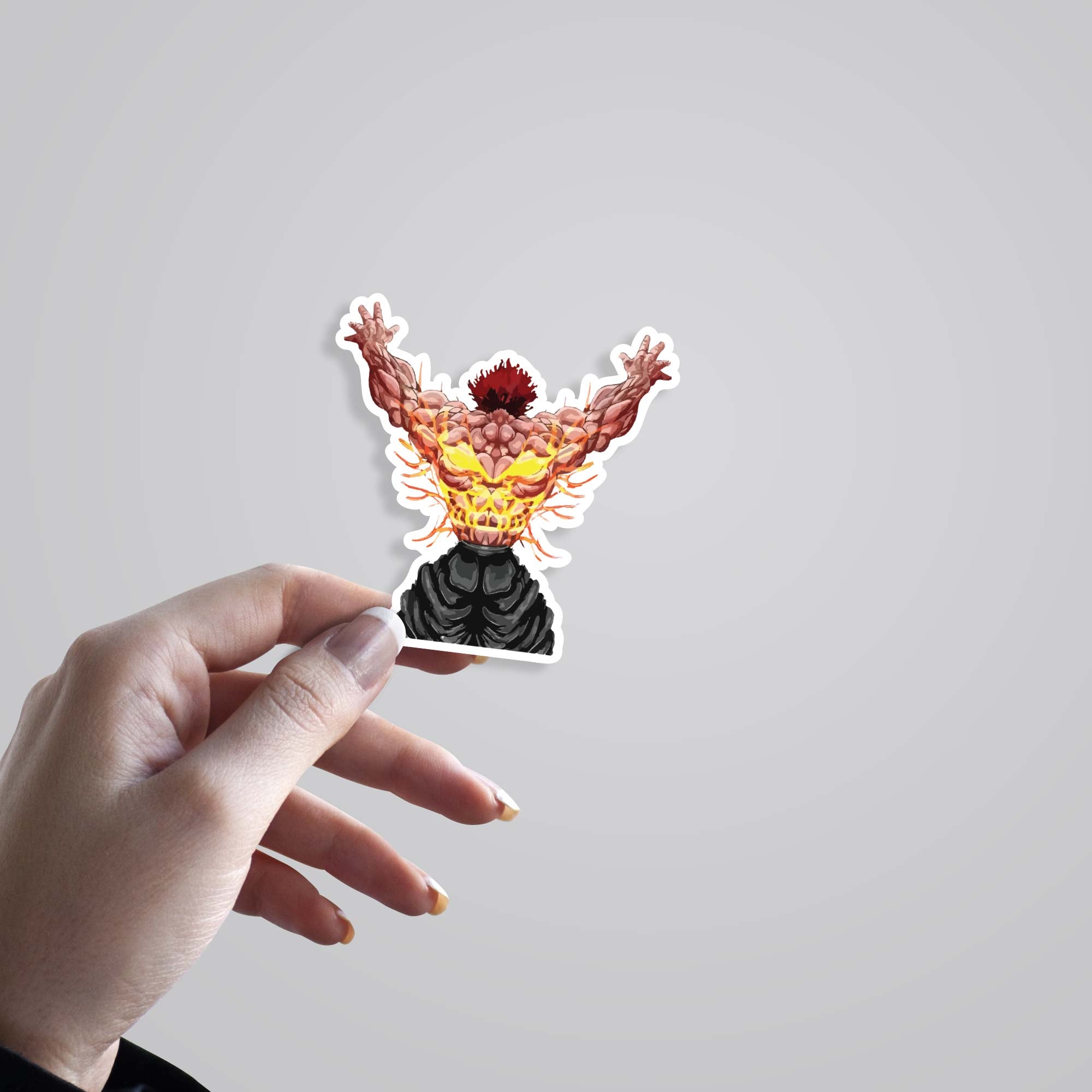 Baki The Beast in Human Form Anime Stickers