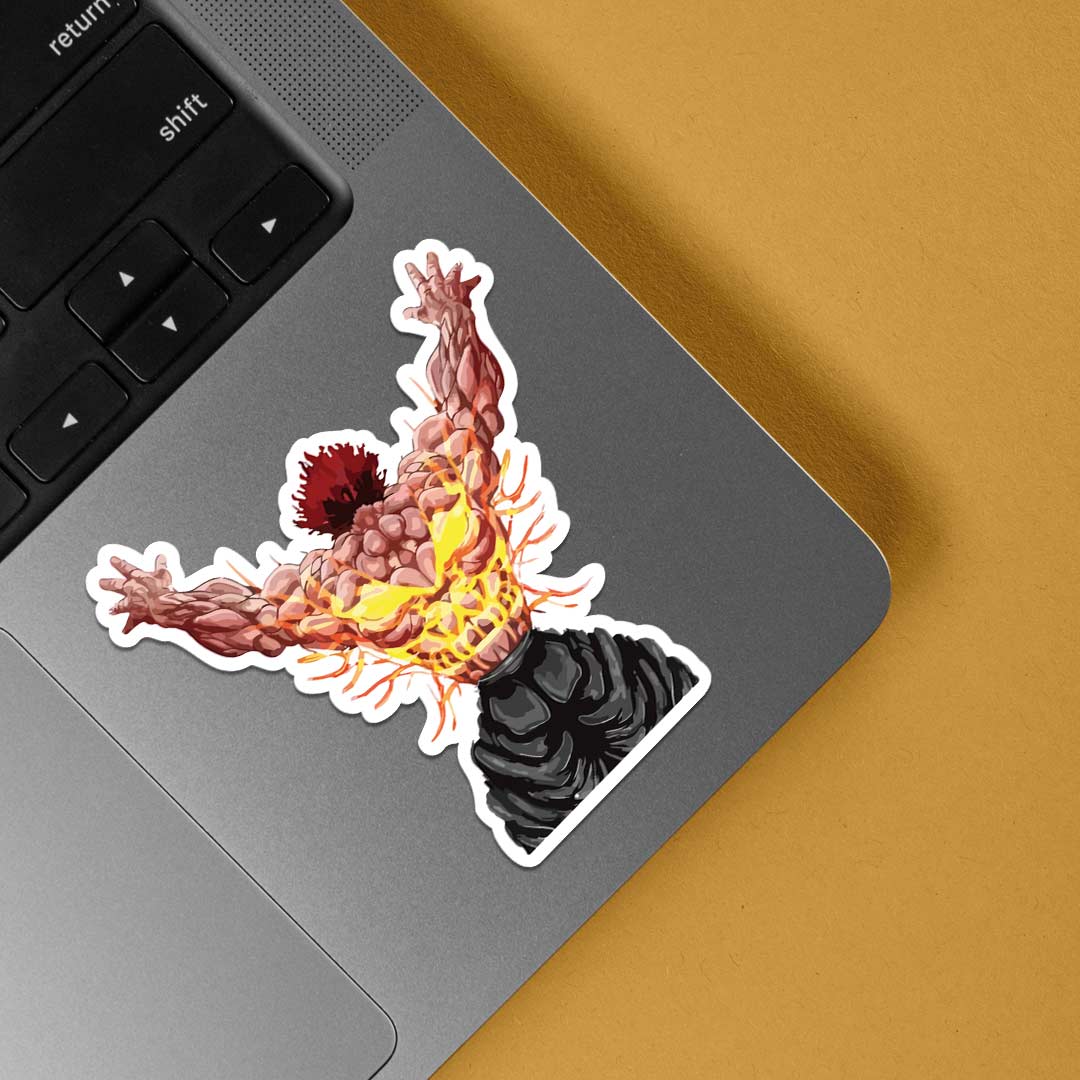 Baki The Beast in Human Form Anime Stickers