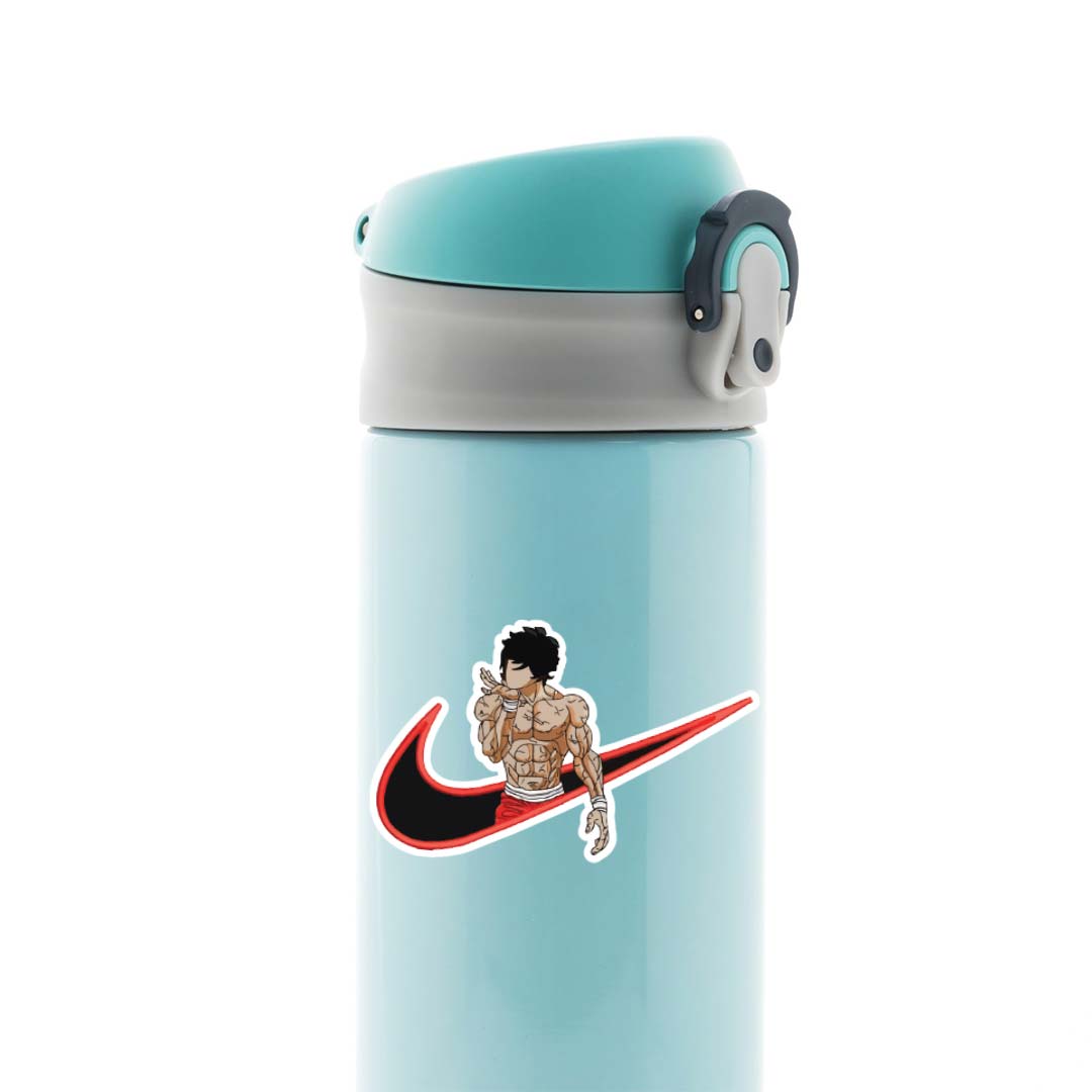 Flex It Like Baki Anime Stickers