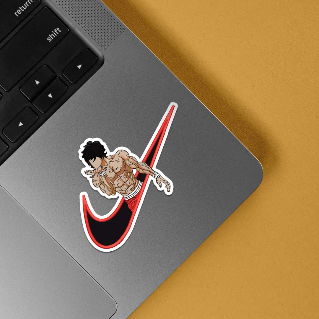 Flex It Like Baki Anime Stickers