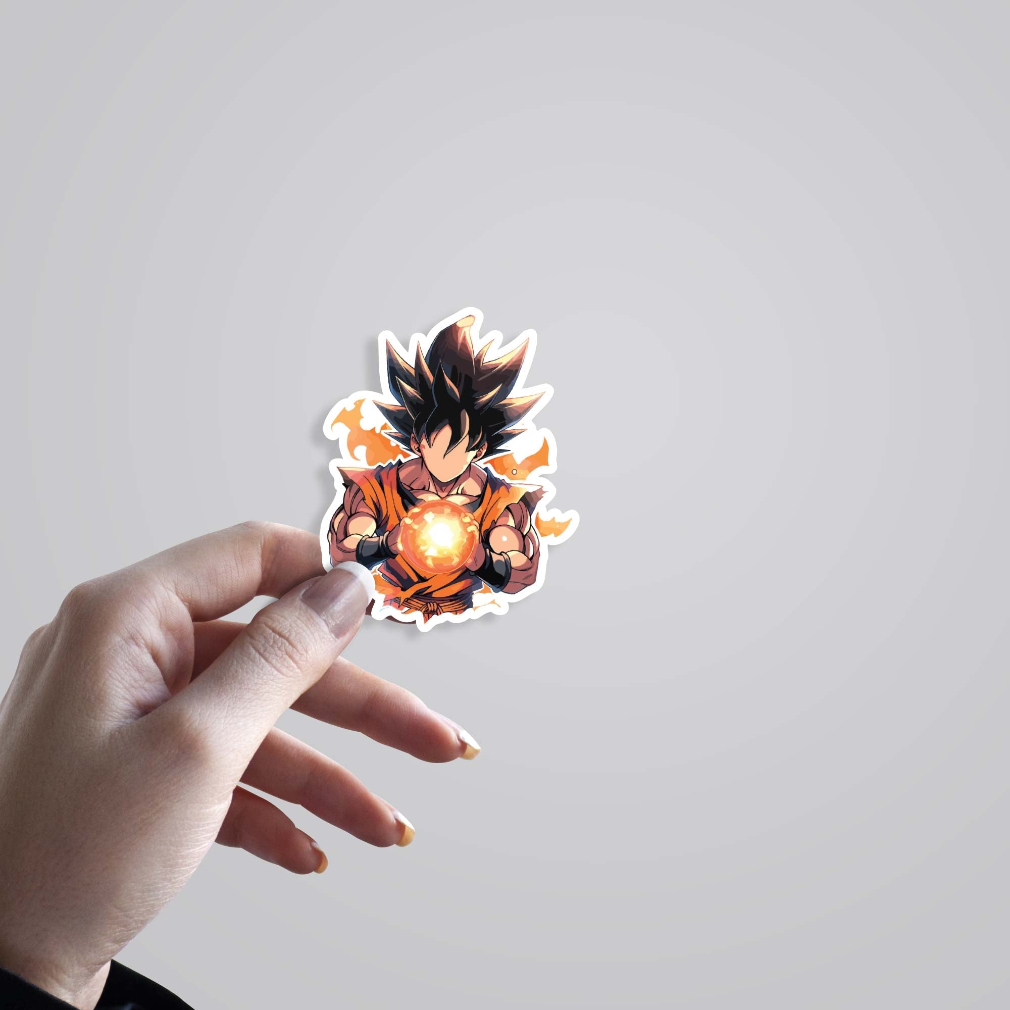 Goku's Energy Blast Anime Stickers