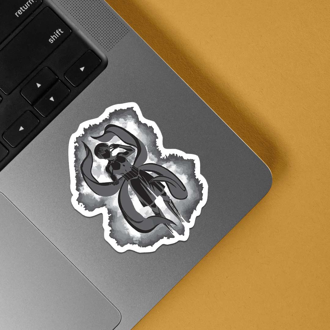 Ken's Ghoul Unveiled in Monochrome Anime Stickers