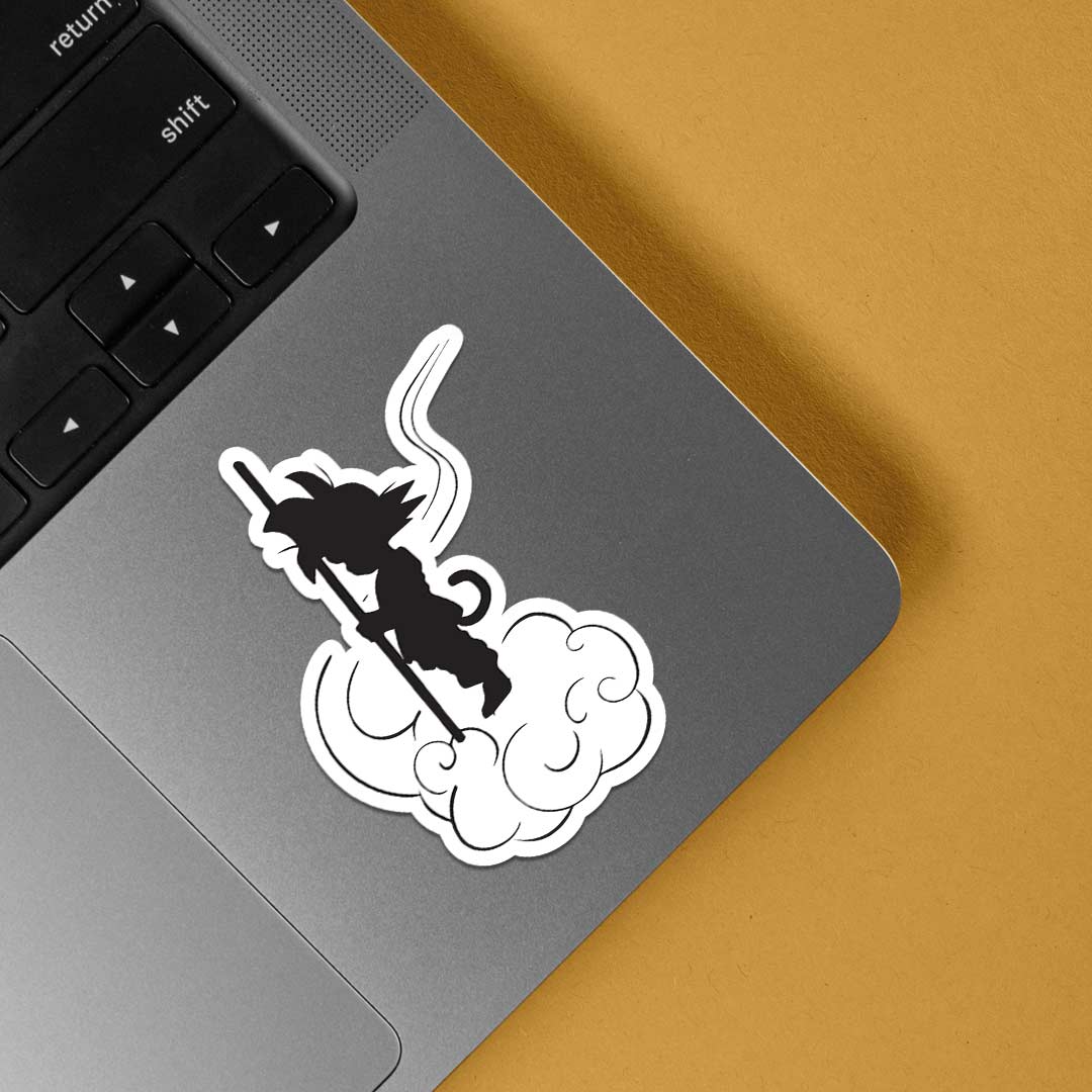 Kid Goku on Nimbus Anime Stickers
