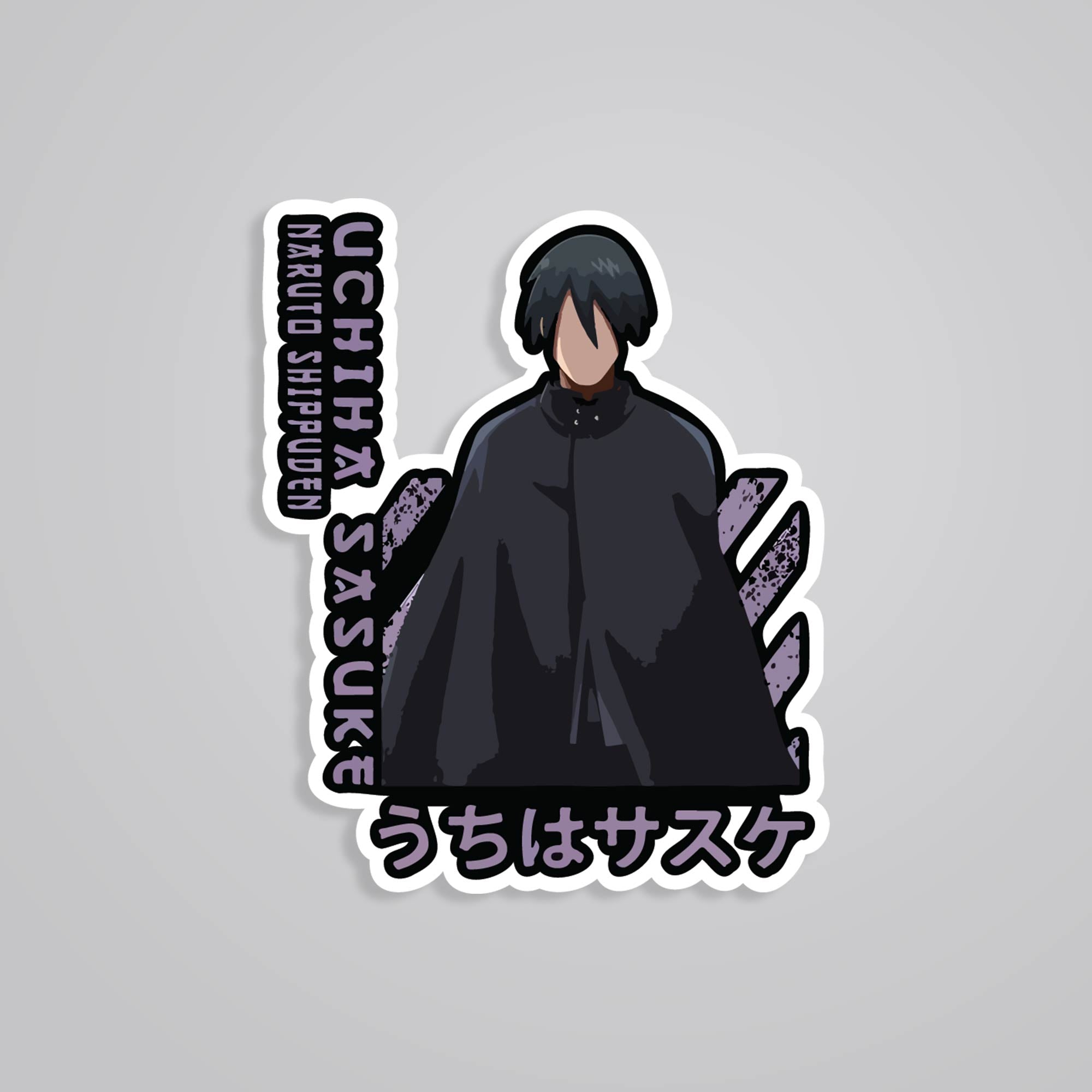 Naruto Shippuden Uchiha Sasuke Anime Stickers