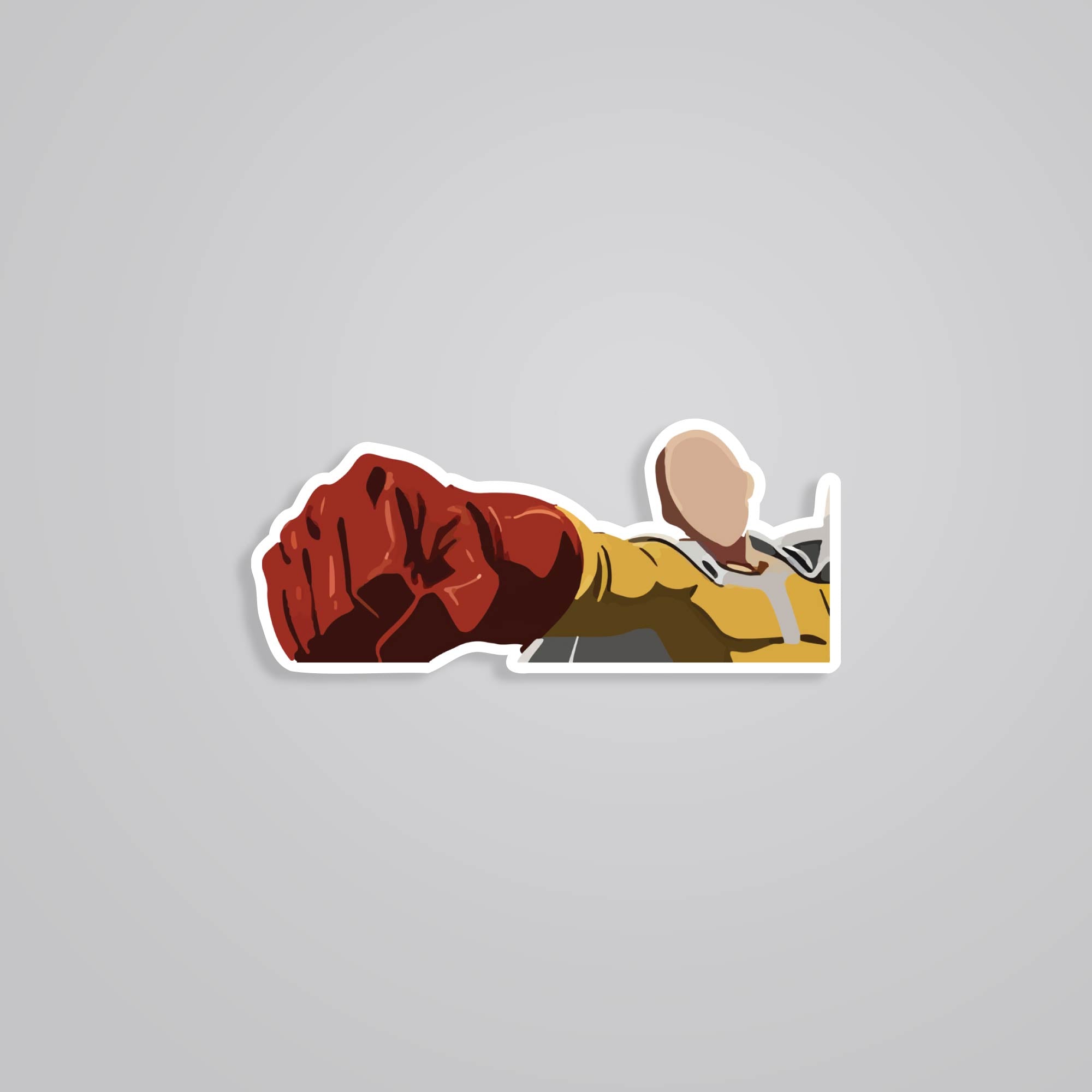 Fomo Store Stickers Anime One Punch, No Problem