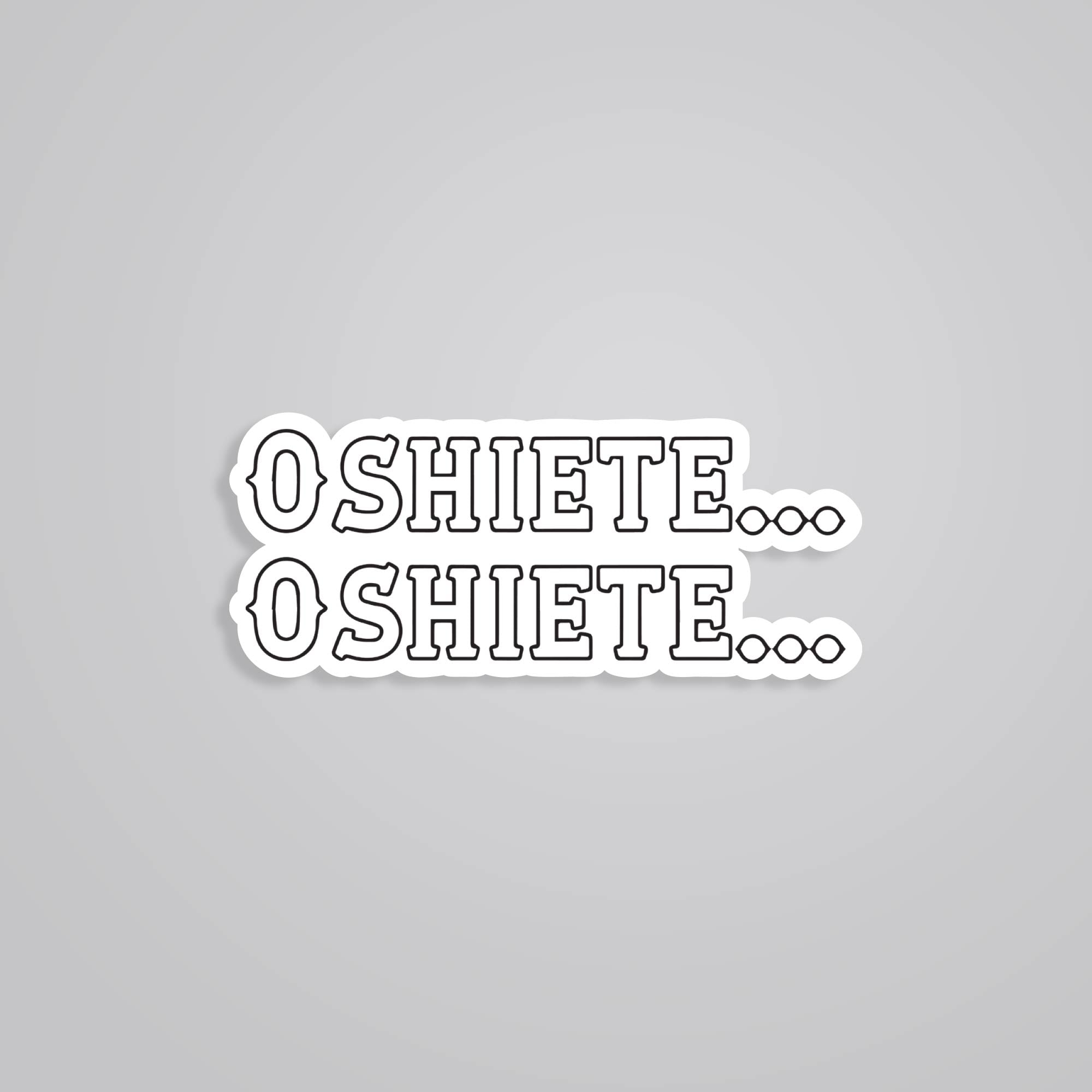 Fomo Store Stickers Anime Oshiete Oshiete