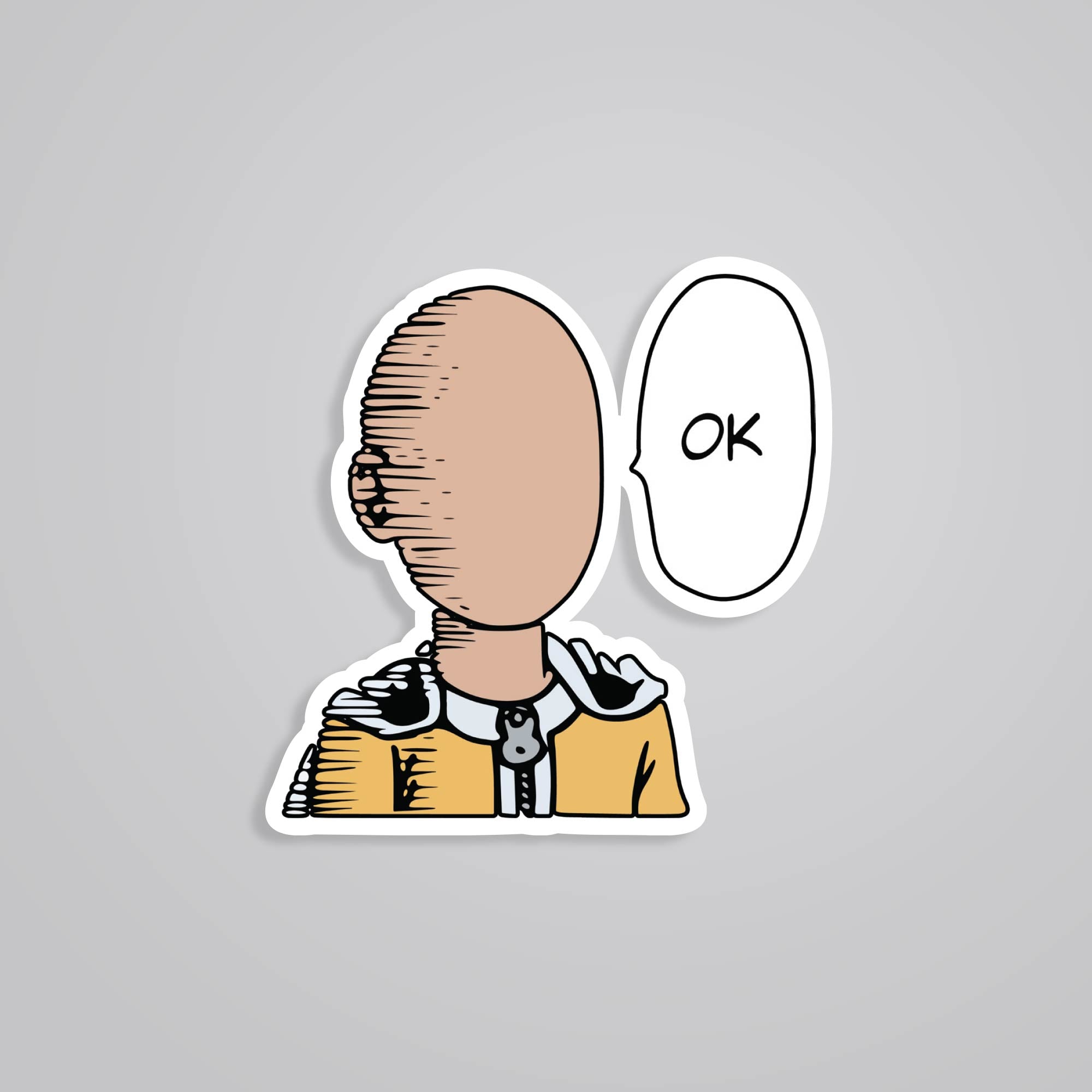 Fomo Store Stickers Anime Saitama OK Mood
