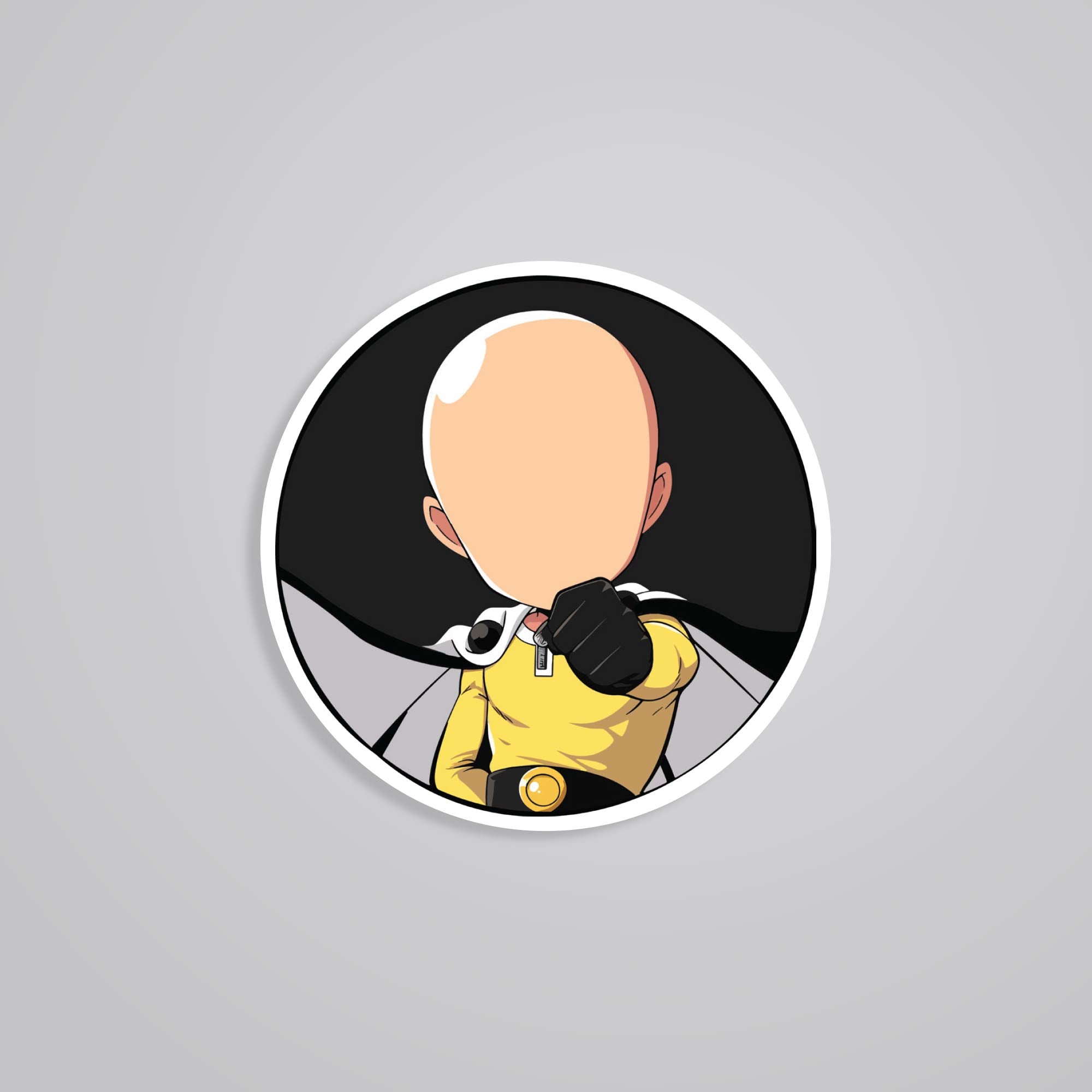 Fomo Store Stickers Anime Saitama Ready for Action