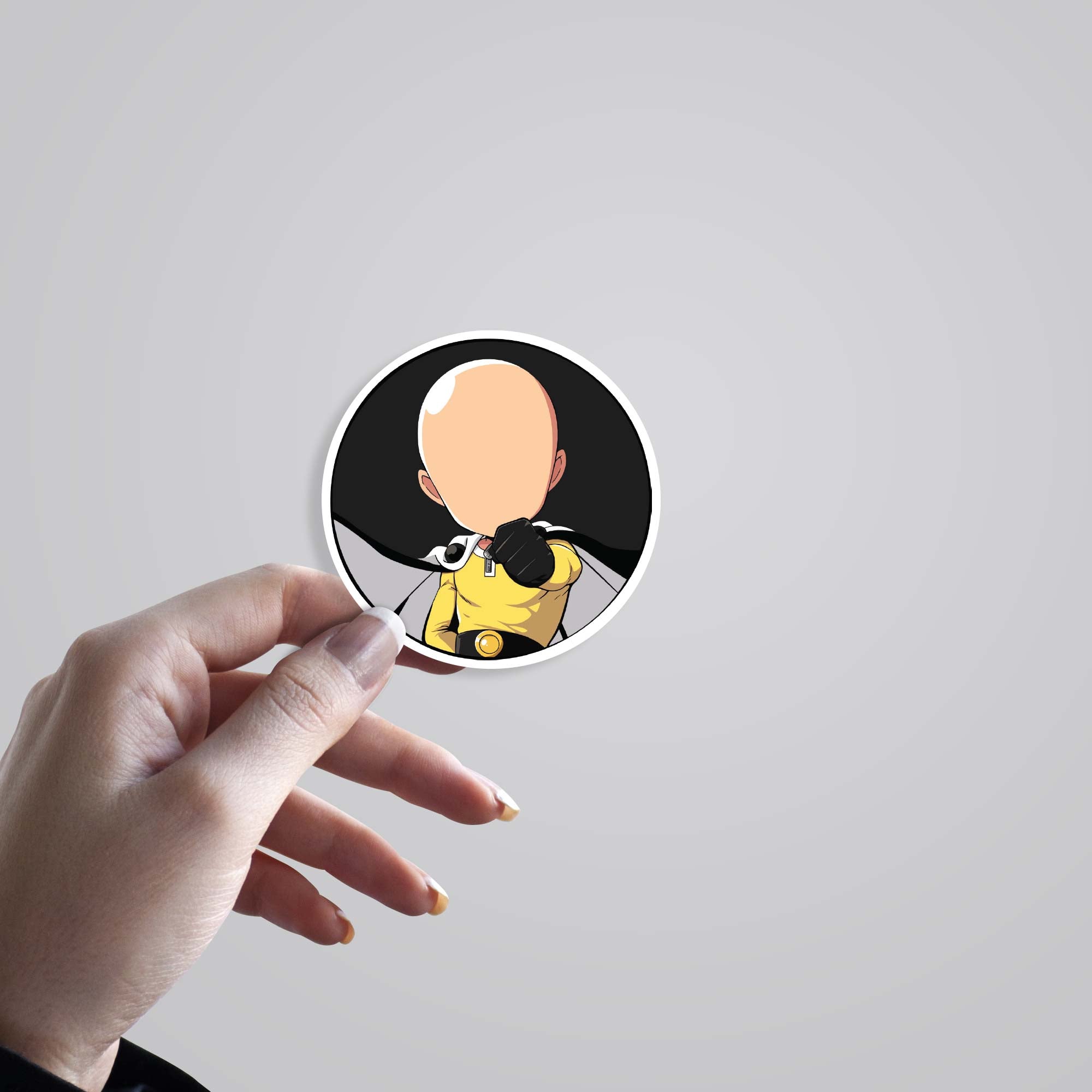 Saitama Ready for Action Anime Stickers