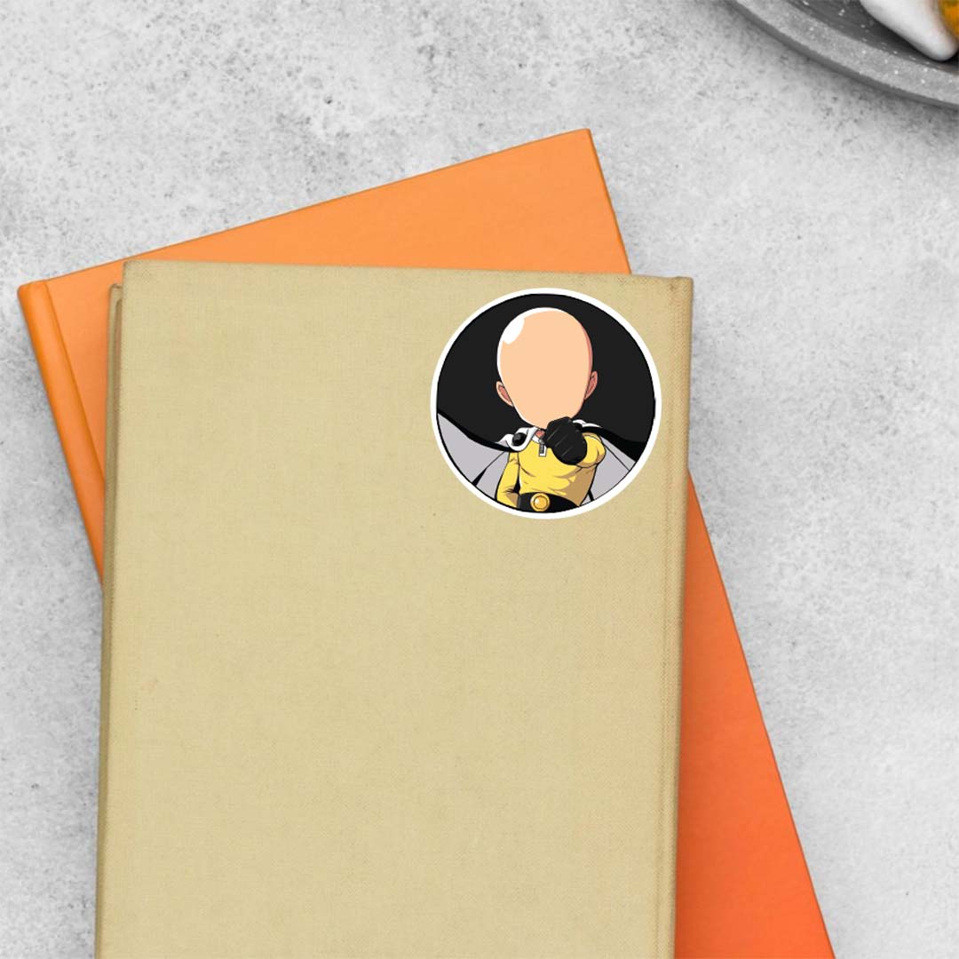 Saitama Ready for Action Anime Stickers