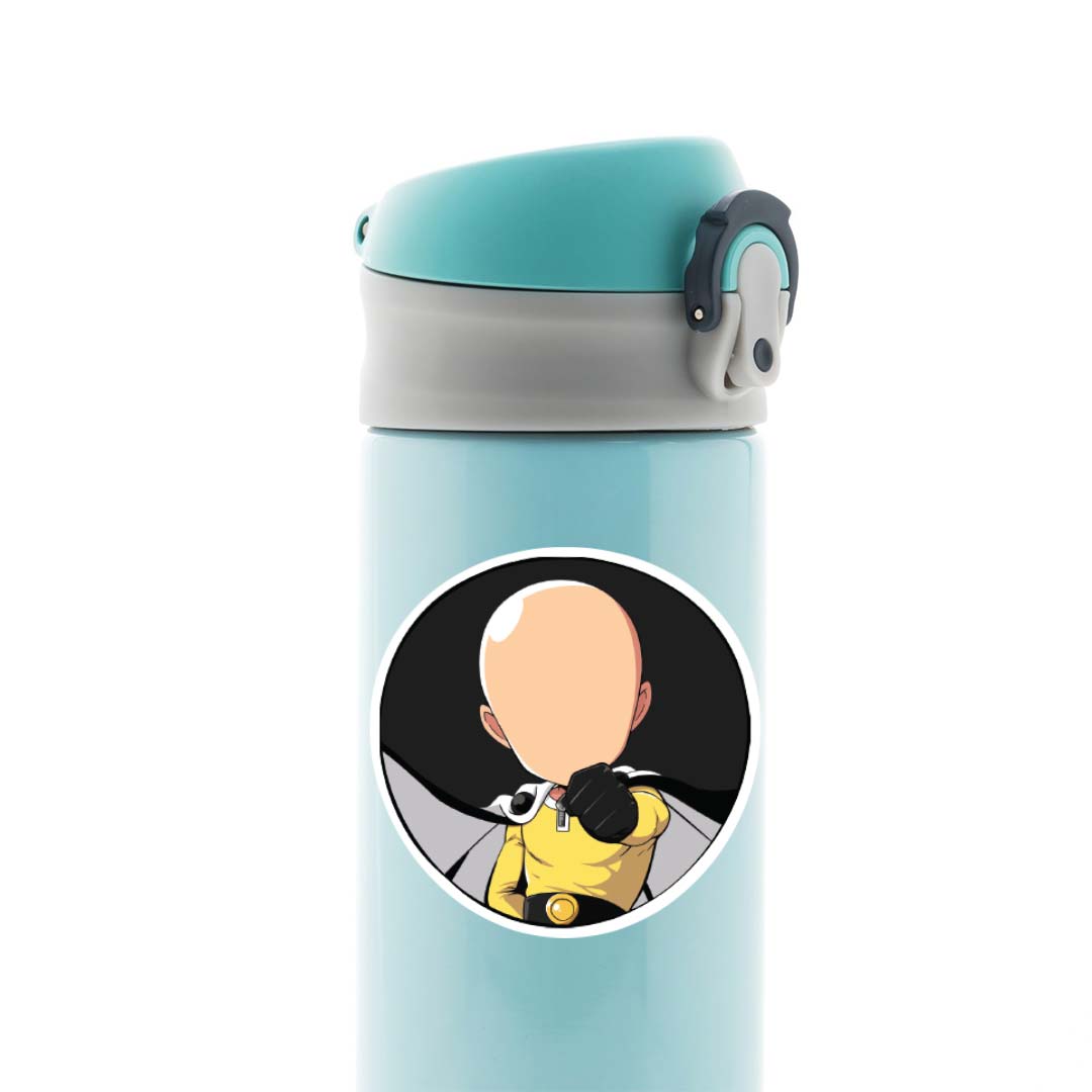 Saitama Ready for Action Anime Stickers