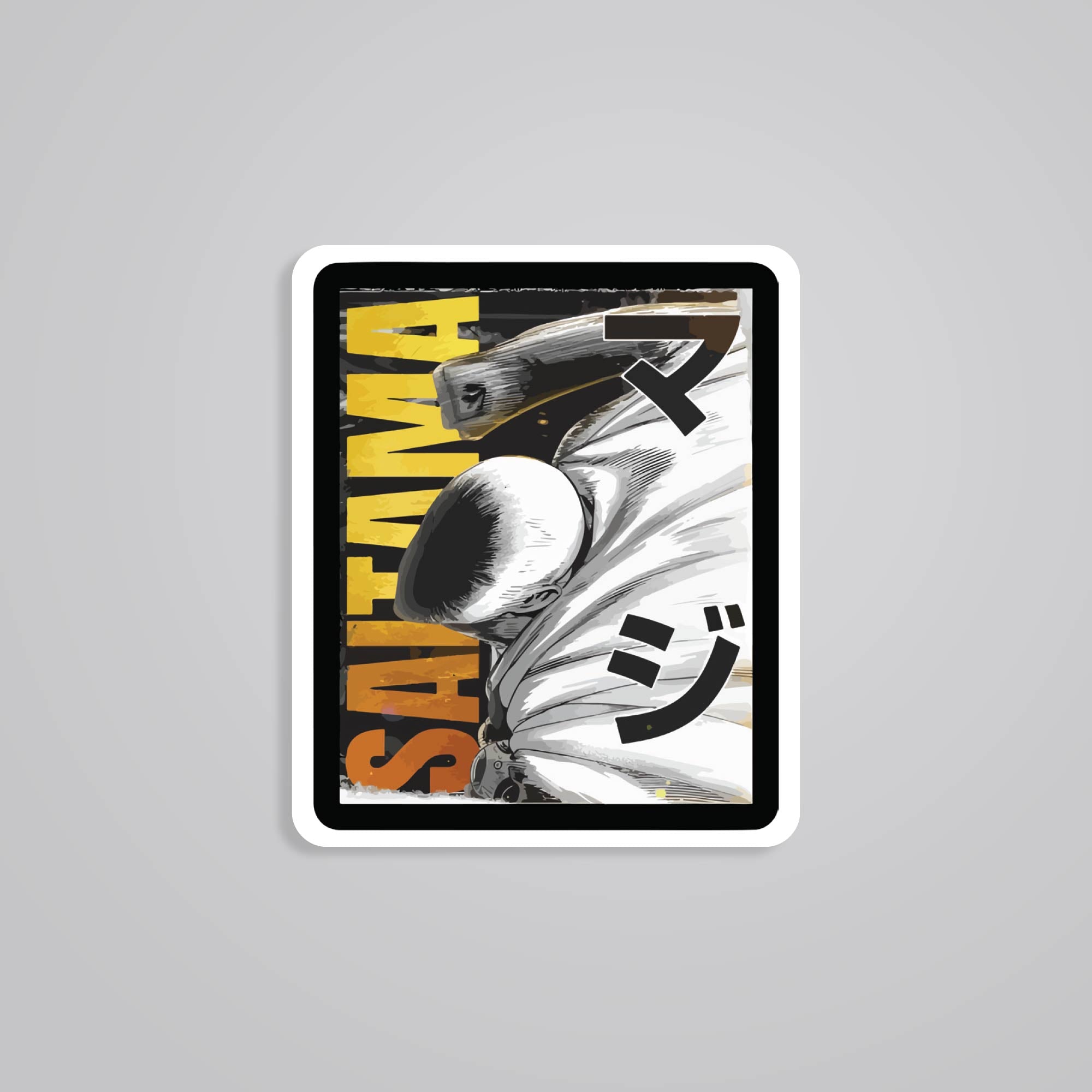 Fomo Store Stickers Anime Saitama Stronger Than Anyone