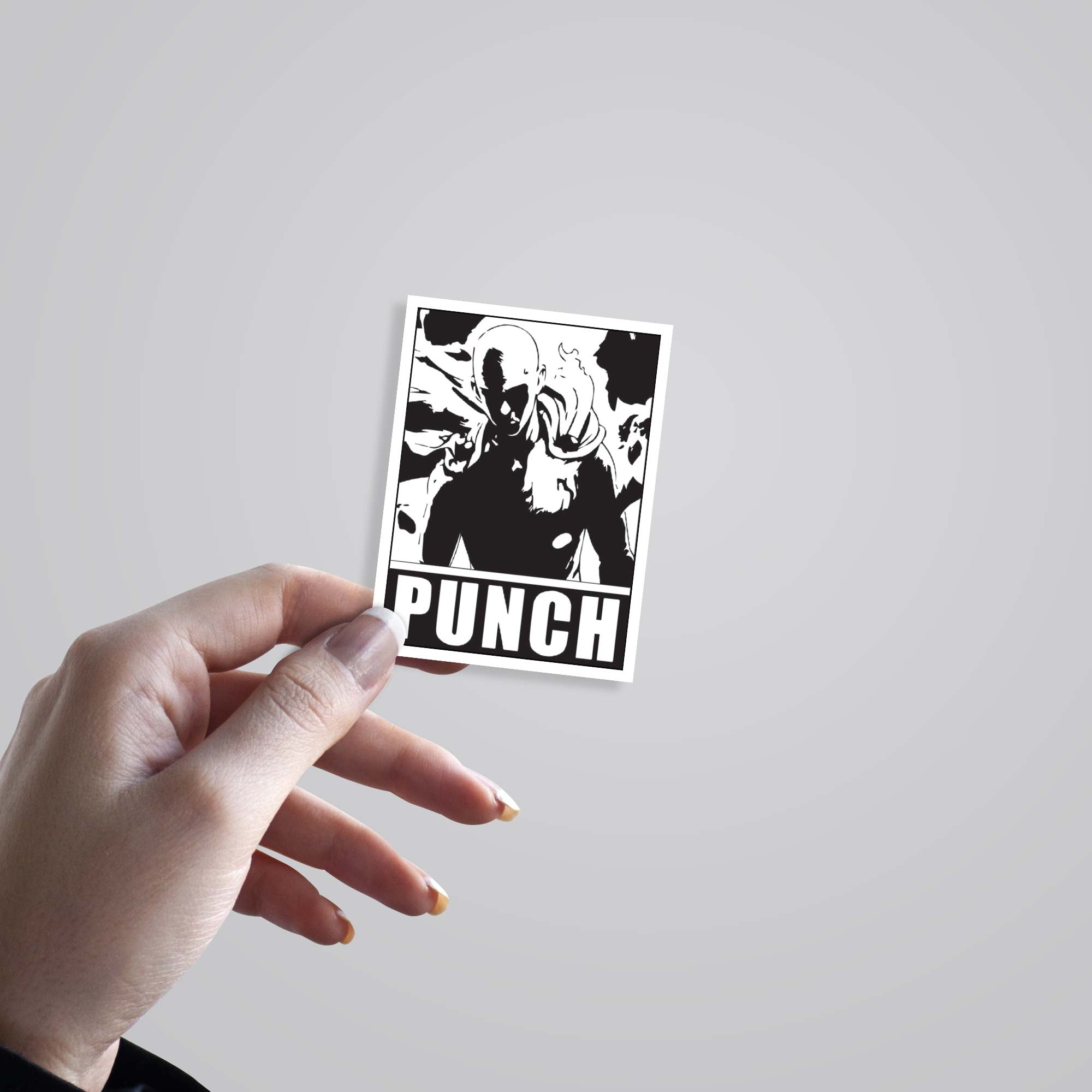Saitama's Ultimate Punch Anime Stickers