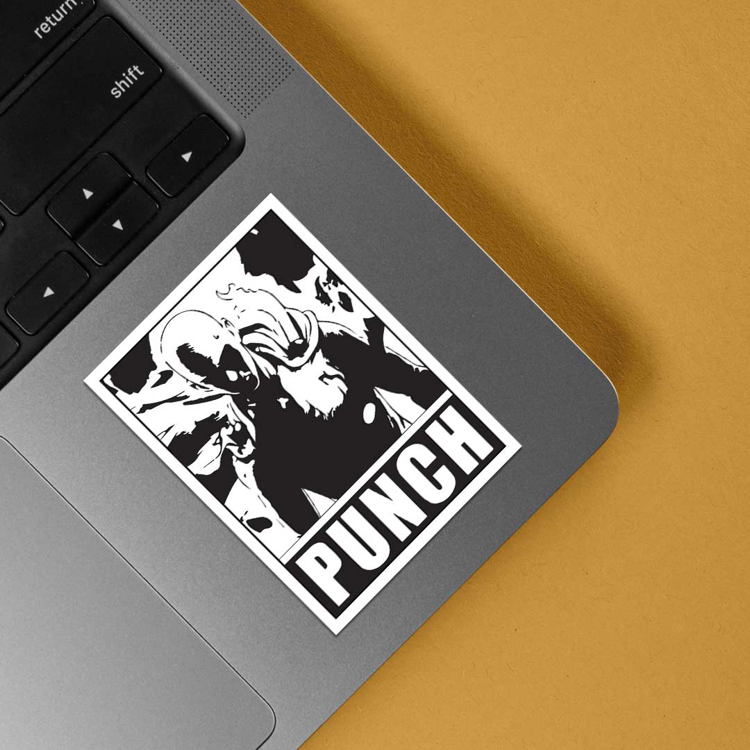 Saitama's Ultimate Punch Anime Stickers