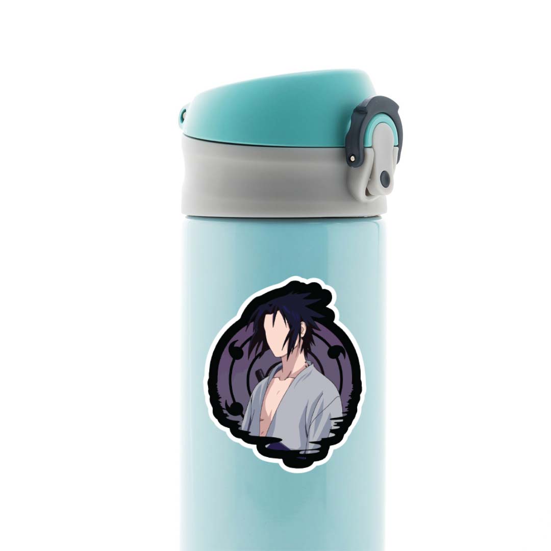 Sasuke Awakened Sharingan Anime Stickers