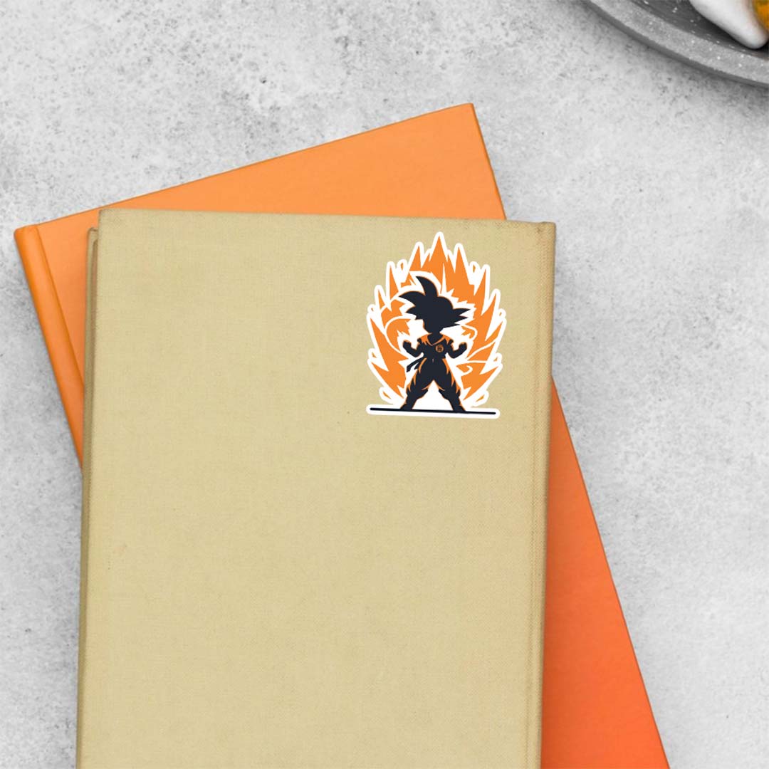 Super Saiyan Goku Anime Stickers