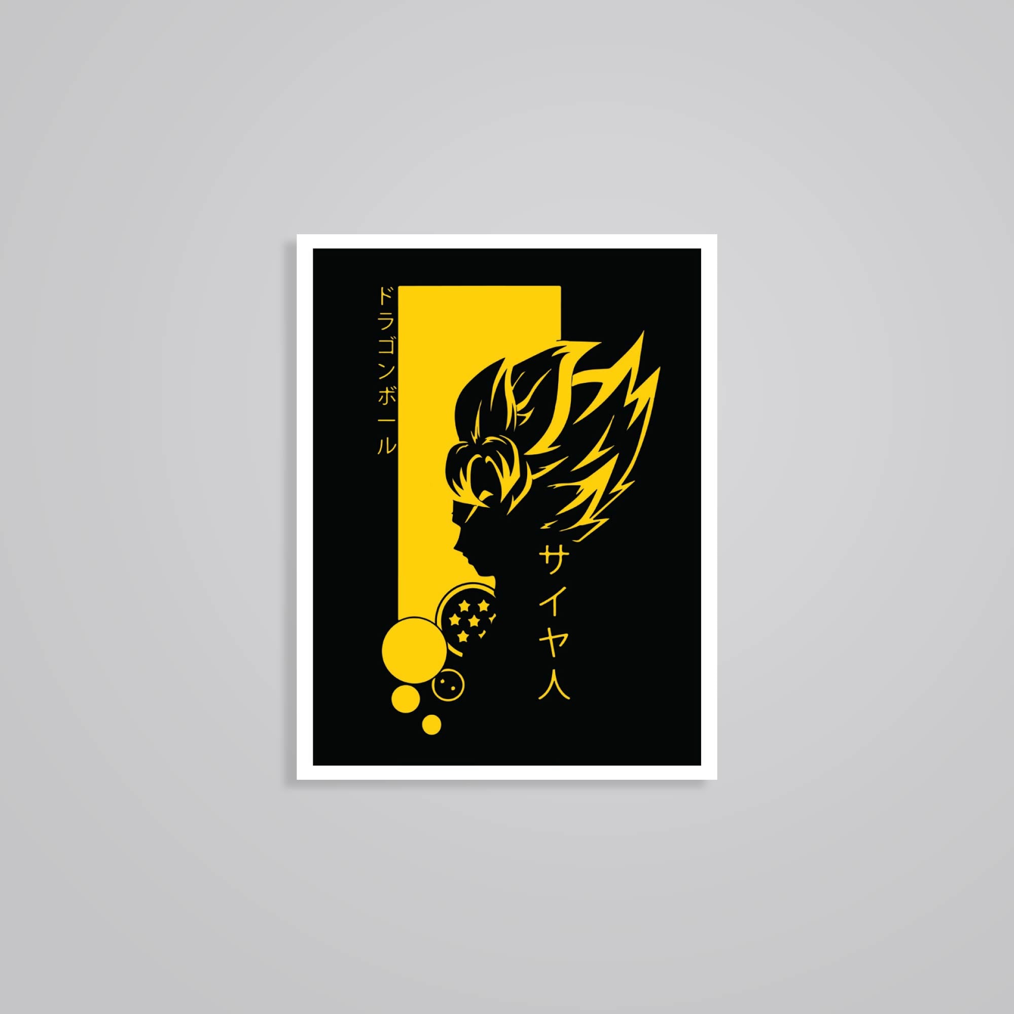 Fomo Store Stickers Anime Super Saiyan Silhouette