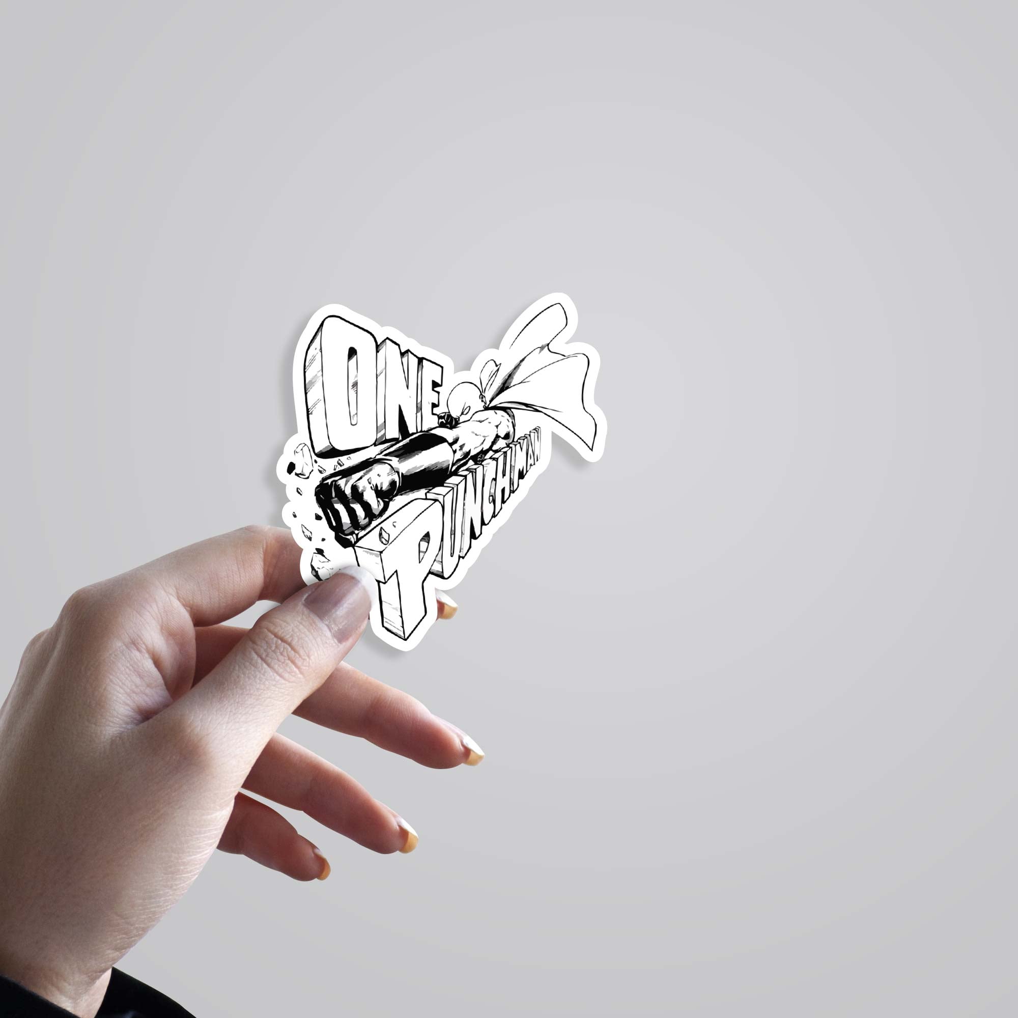 The Power of One Punch Anime Stickers
