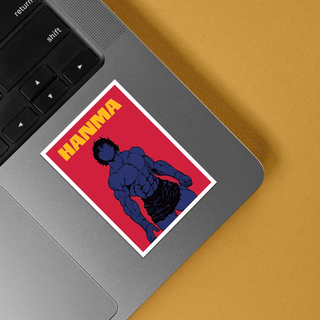 The Vibrant Force Hanma Baki Anime Stickers