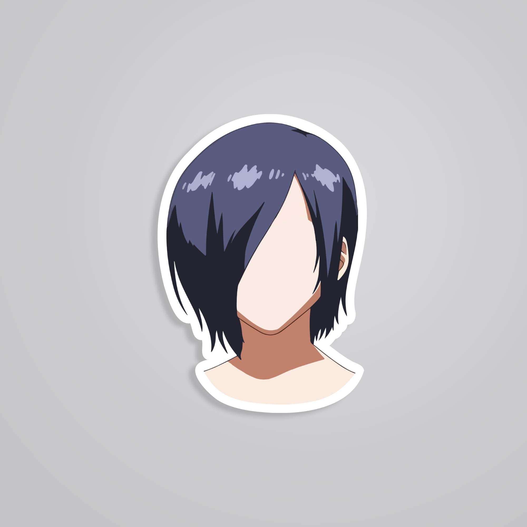 Fomo Store Stickers Anime Touka Kirishima Minimalist