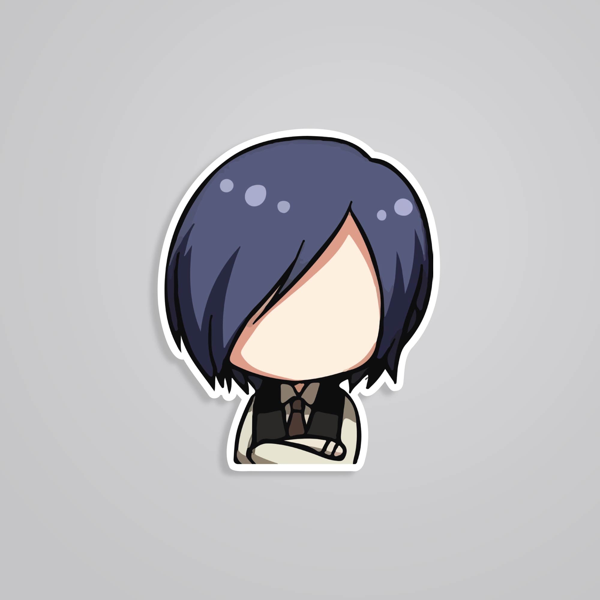 Fomo Store Stickers Anime Touka Minimalist