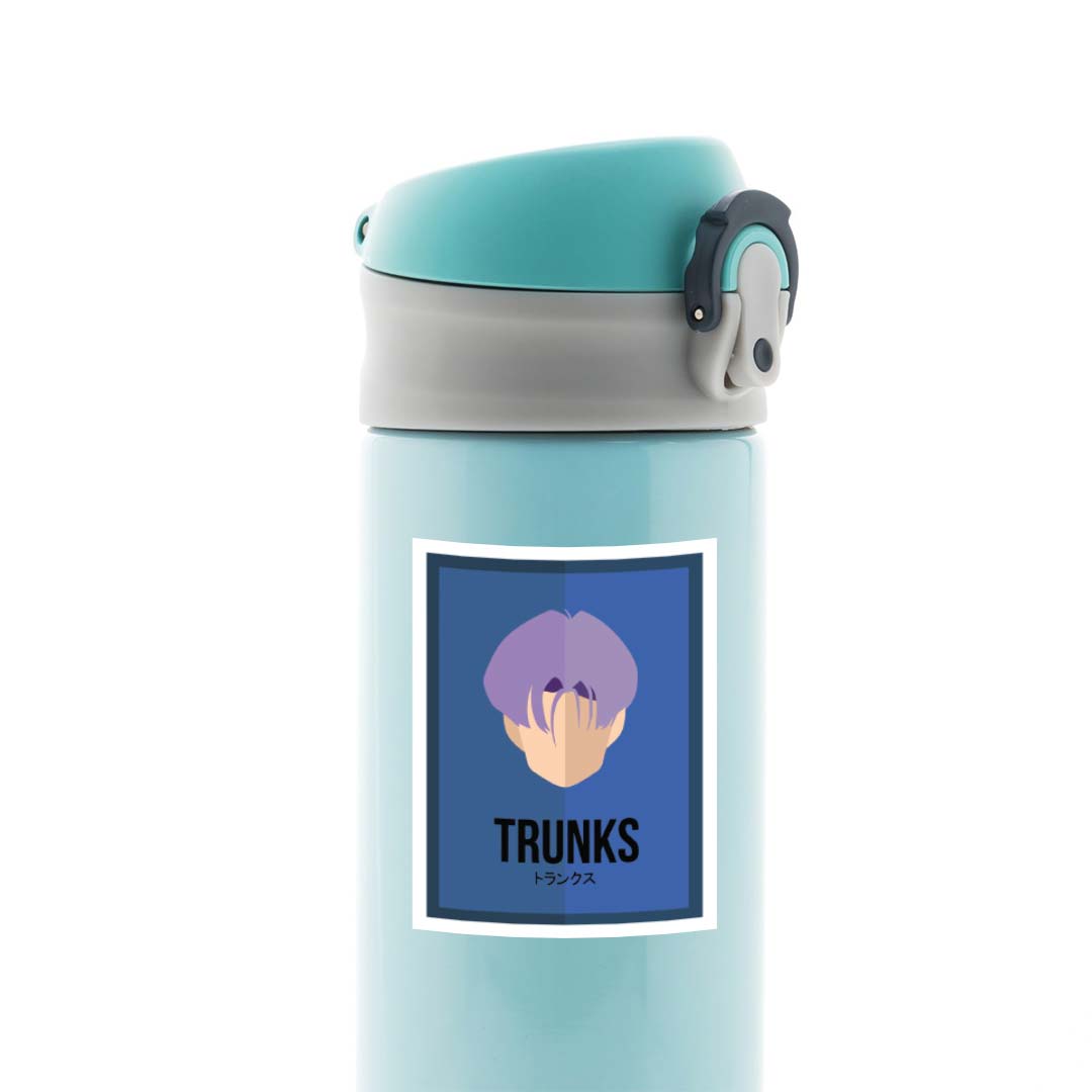 Trunks Minimalist Anime Stickers
