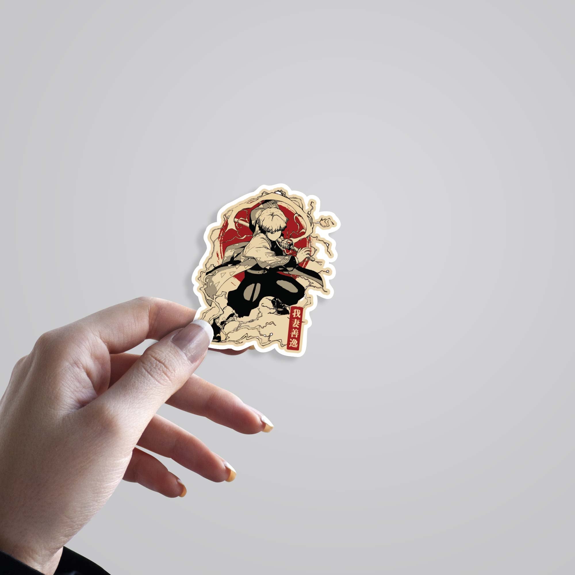 Zenitsu’s Thunderous Courage Anime Stickers