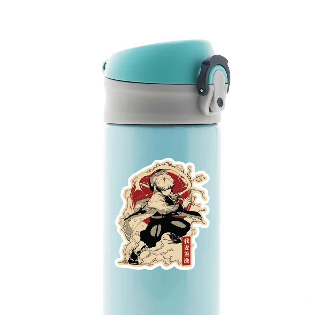 Zenitsu’s Thunderous Courage Anime Stickers
