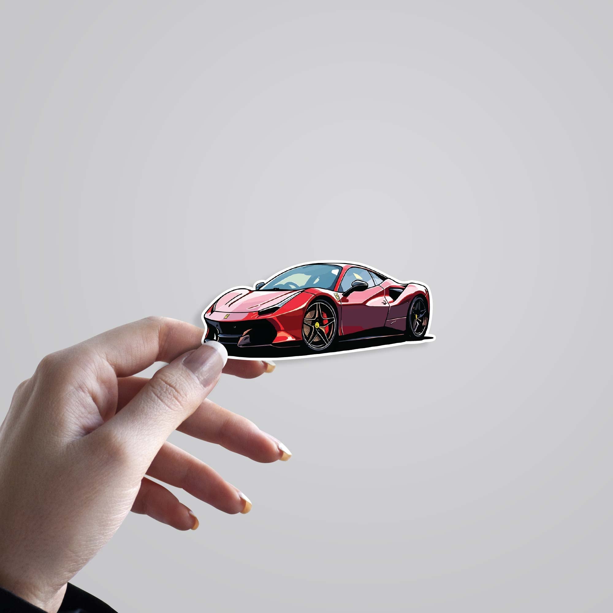 Ferrari 488 Cars & Bikes Stickers