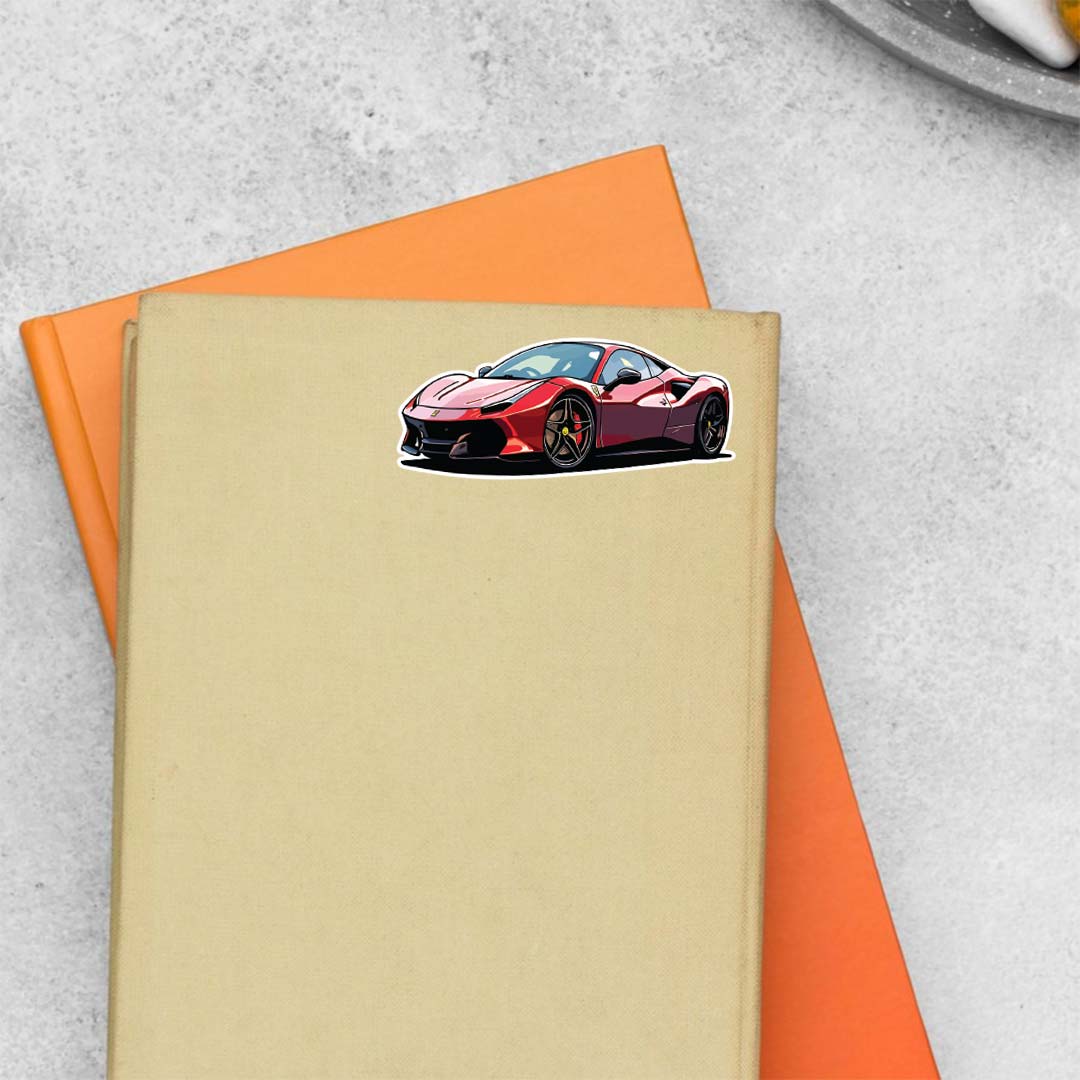 Ferrari 488 Cars & Bikes Stickers