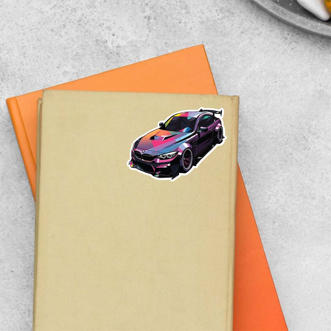Flashy BMW M3 Cars & Bikes Stickers