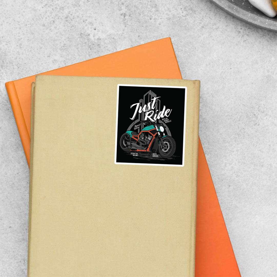 Just Ride Cars & Bikes Stickers