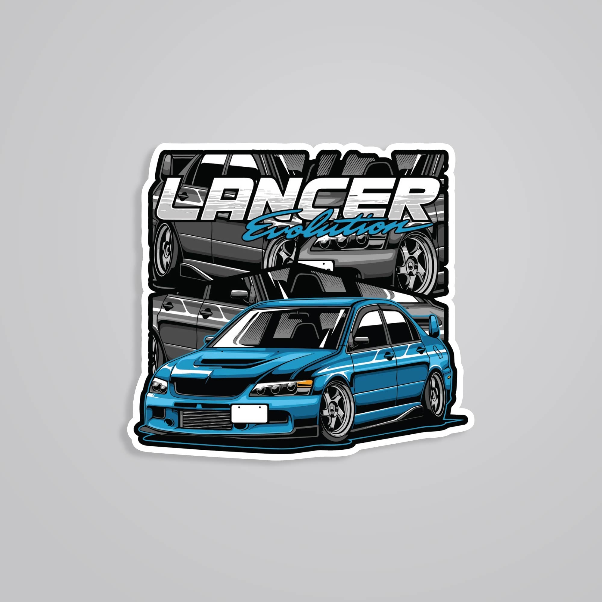 Fomo Store Stickers Cars & Bikes Lancer Evolution