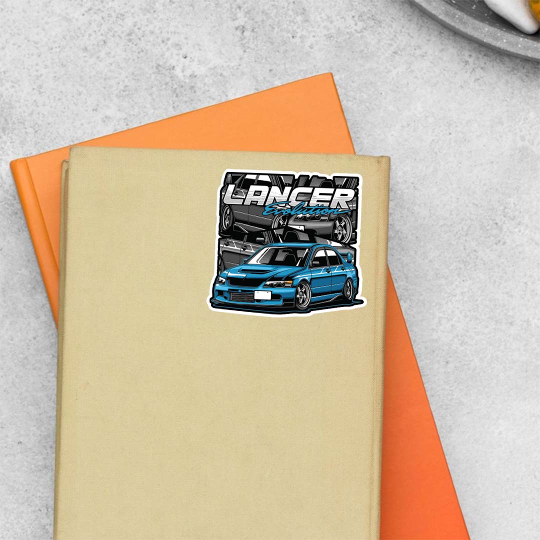 Lancer Evolution Cars & Bikes Stickers