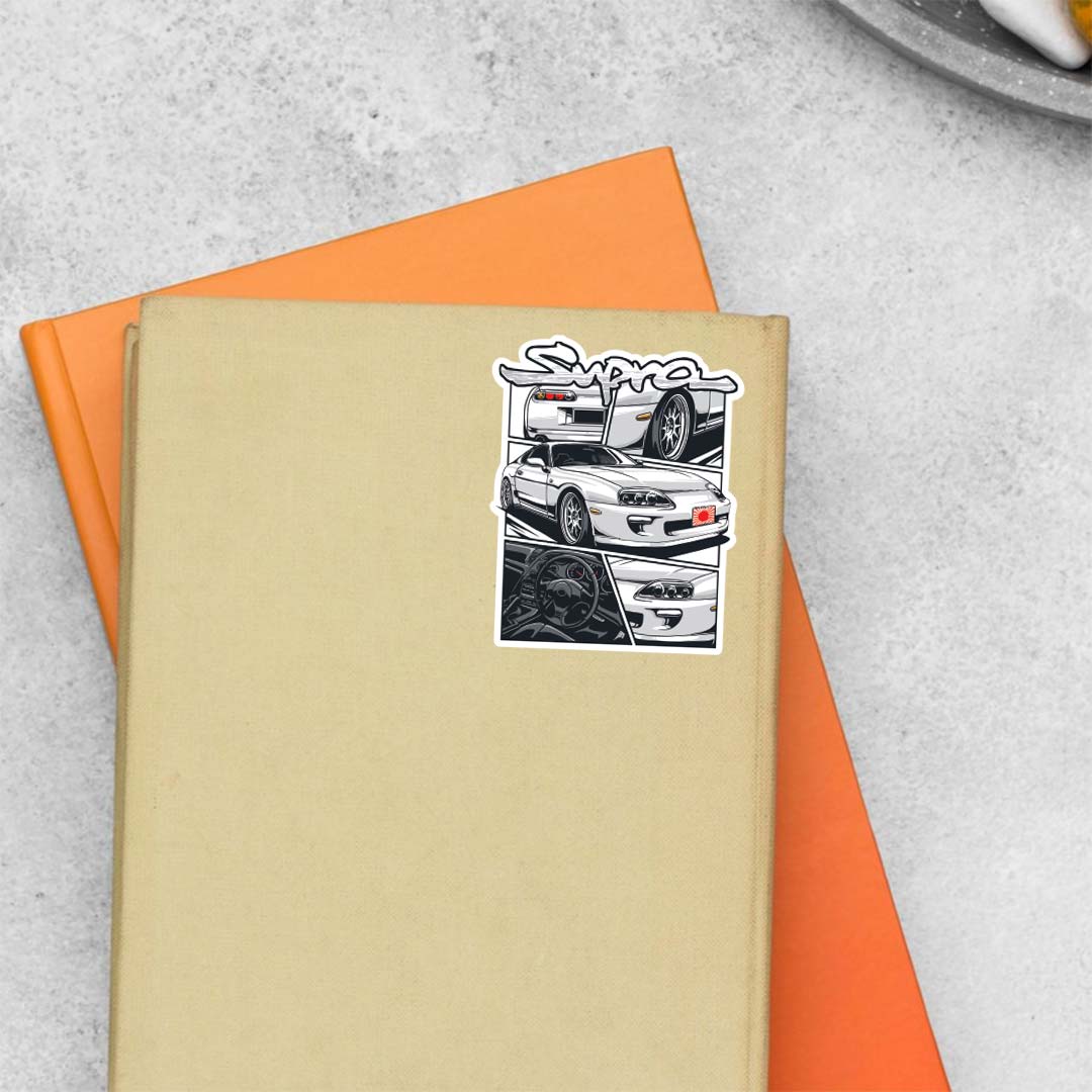 Toyota Supra Cars & Bikes Stickers