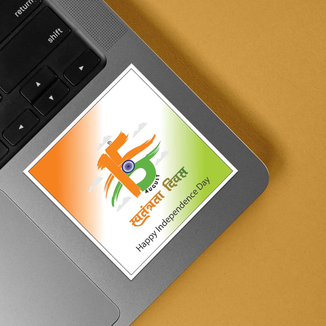 15th August Swatantrata Diwas Casual Stickers