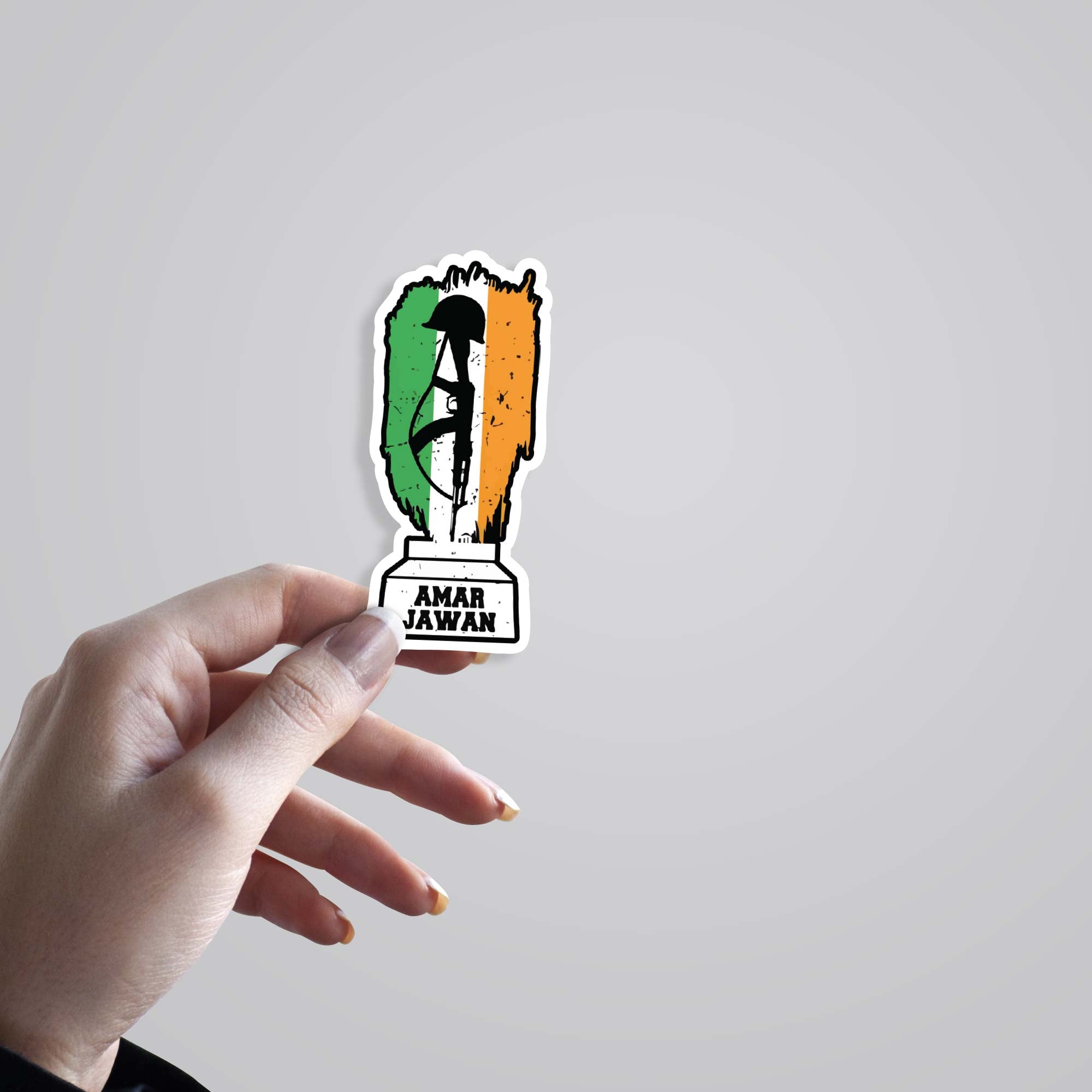 Amar Jawan Casual Stickers