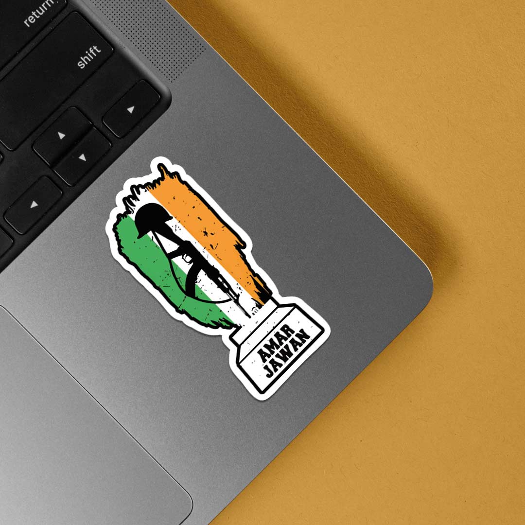 Amar Jawan Casual Stickers