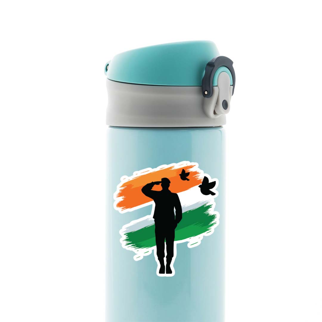 Army soldier Silhouette Casual Stickers