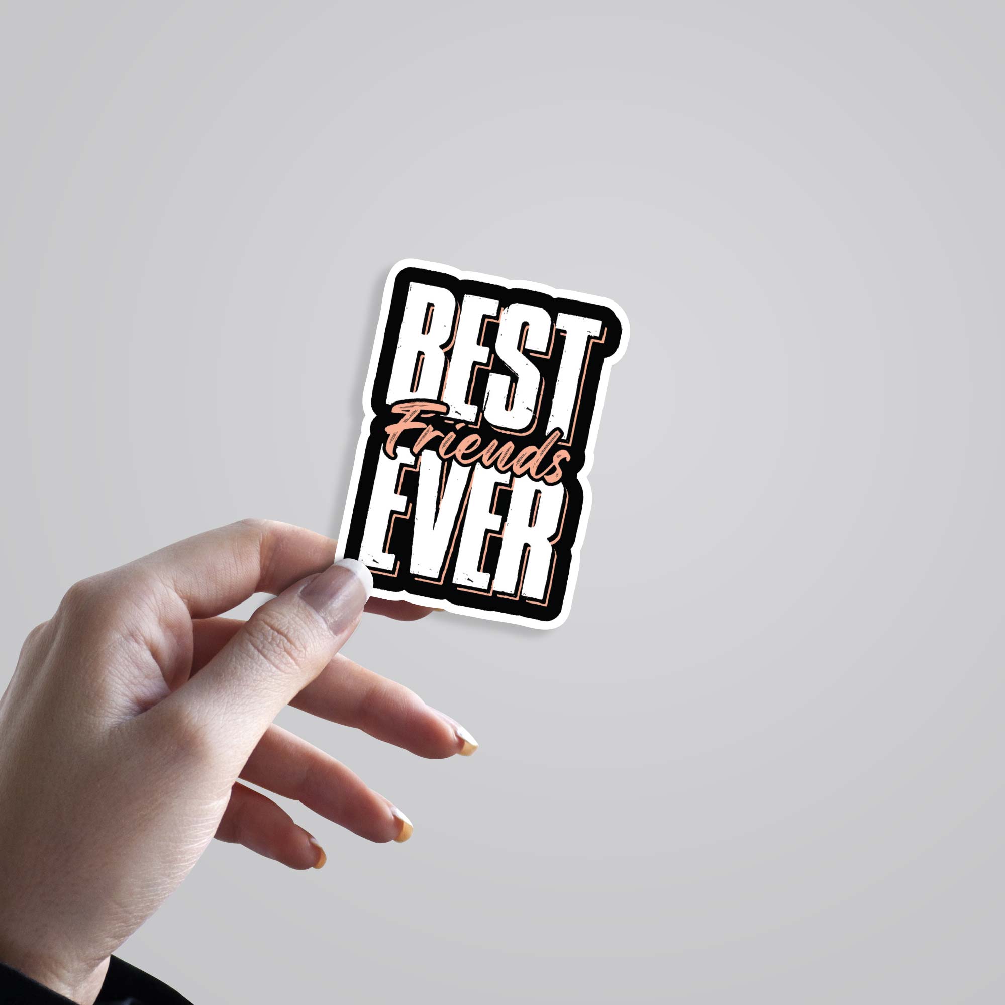 Best Friends Ever Casual Stickers