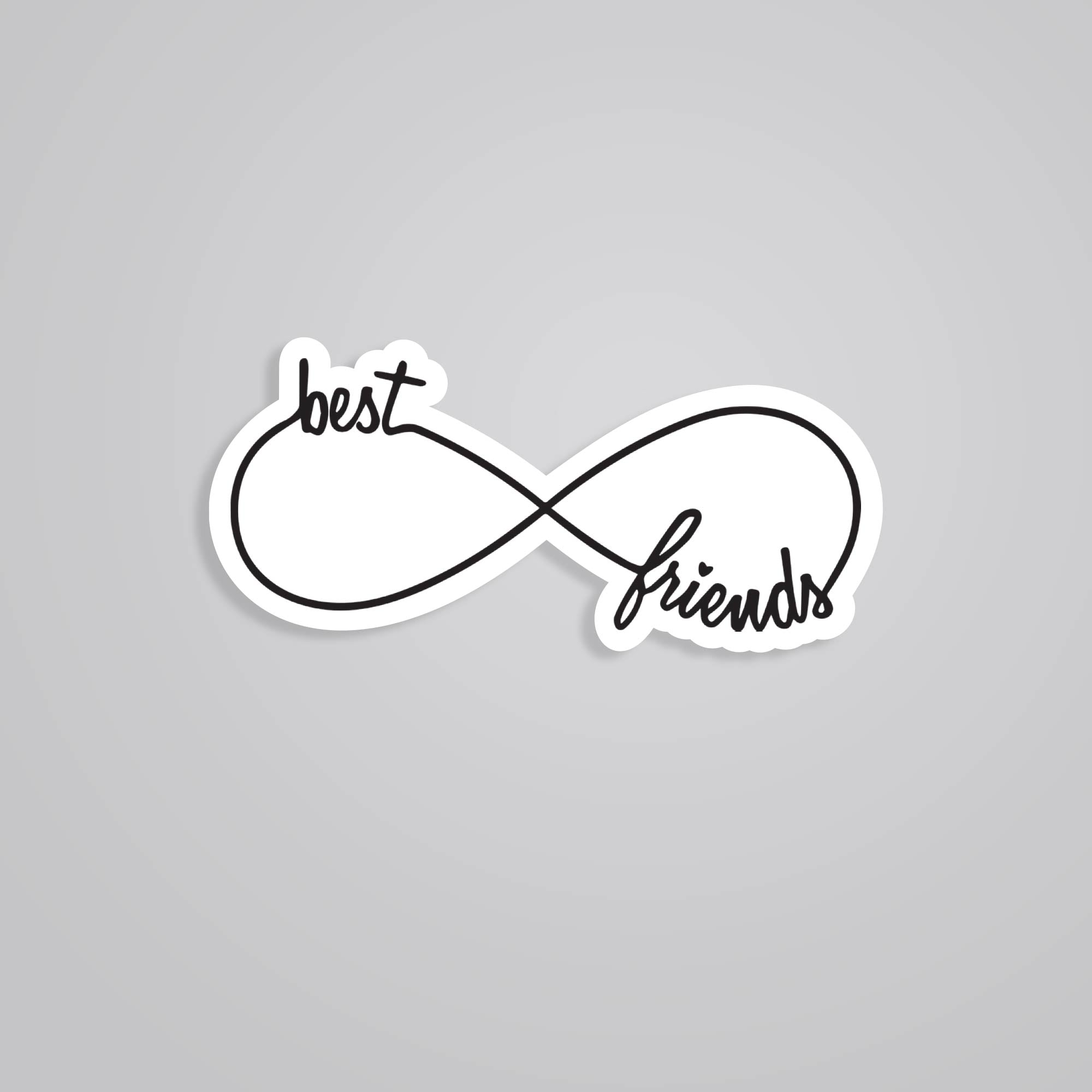 Fomo Store Stickers Casual Best Friends infinity