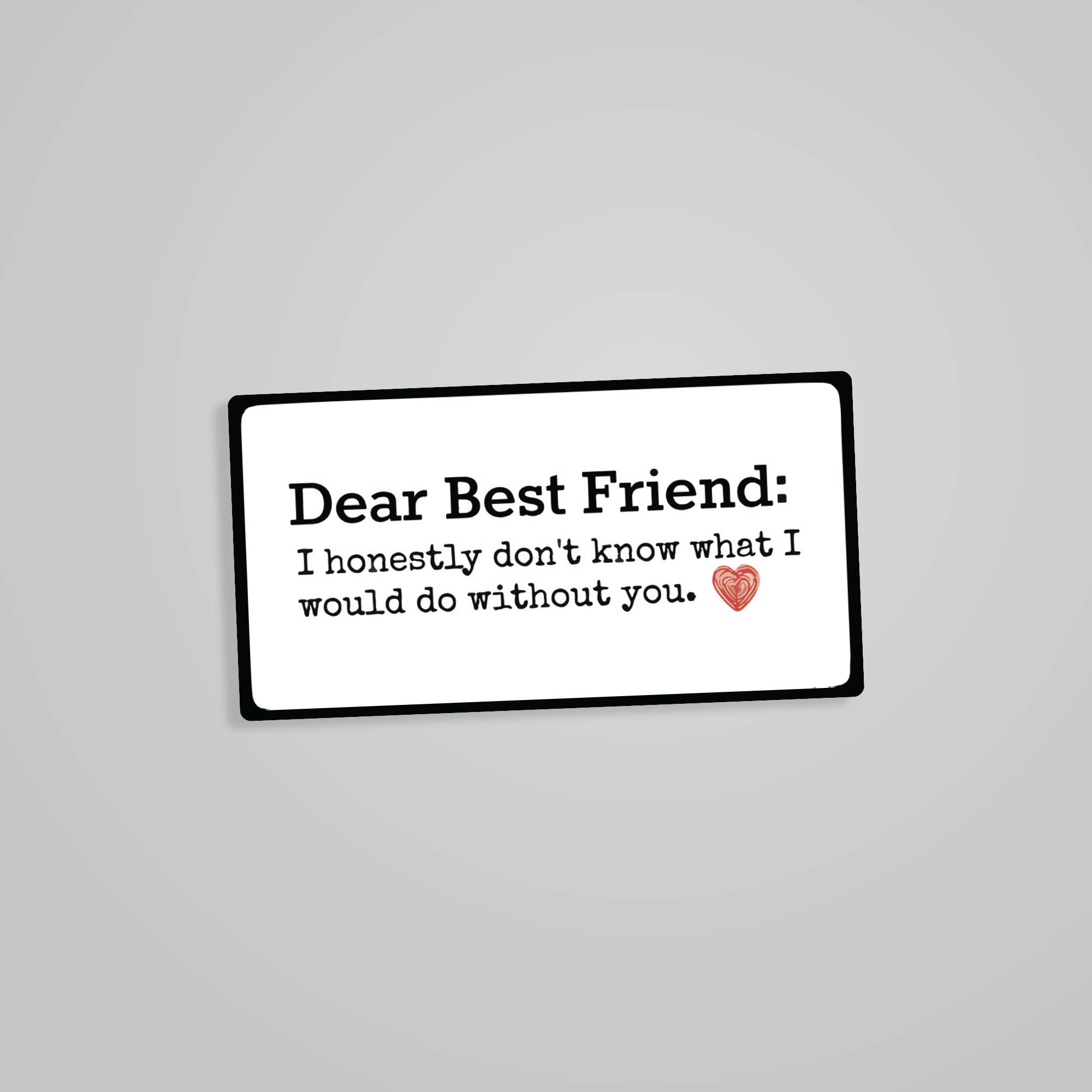 Fomo Store Stickers Casual Dear Best Friend