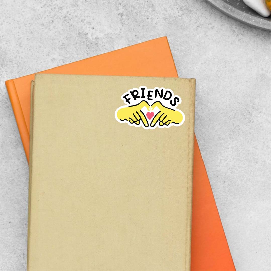 Friends Heart Casual Stickers