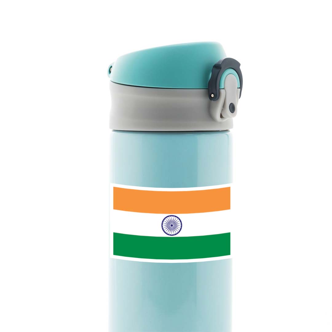 Indian Flag in Rectangle Casual Stickers